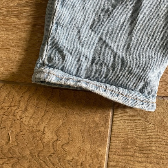 Polo Ralph Lauren Light Blue high rise straight leg distressed Jeans 28 - Picture 3 of 13